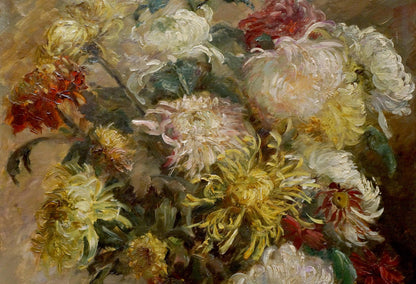 Oil painting Flowers M. Eberhard