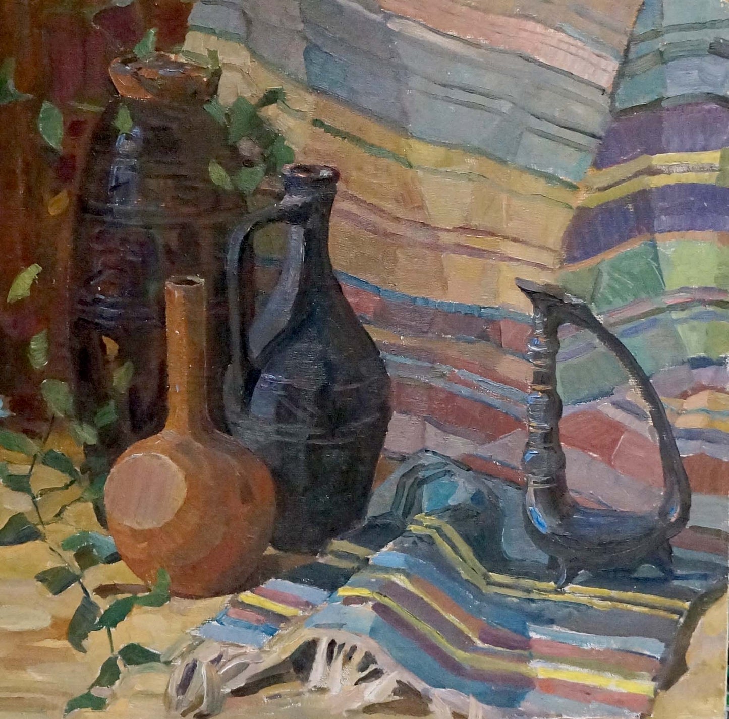 Oil painting East still life Afanasiev Nikolay Grigorievich