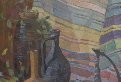 Oil painting East still life Afanasiev Nikolay Grigorievich