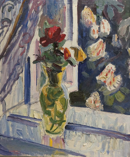 Oil painting Window Vyazovsky Lev Vsevolodovich