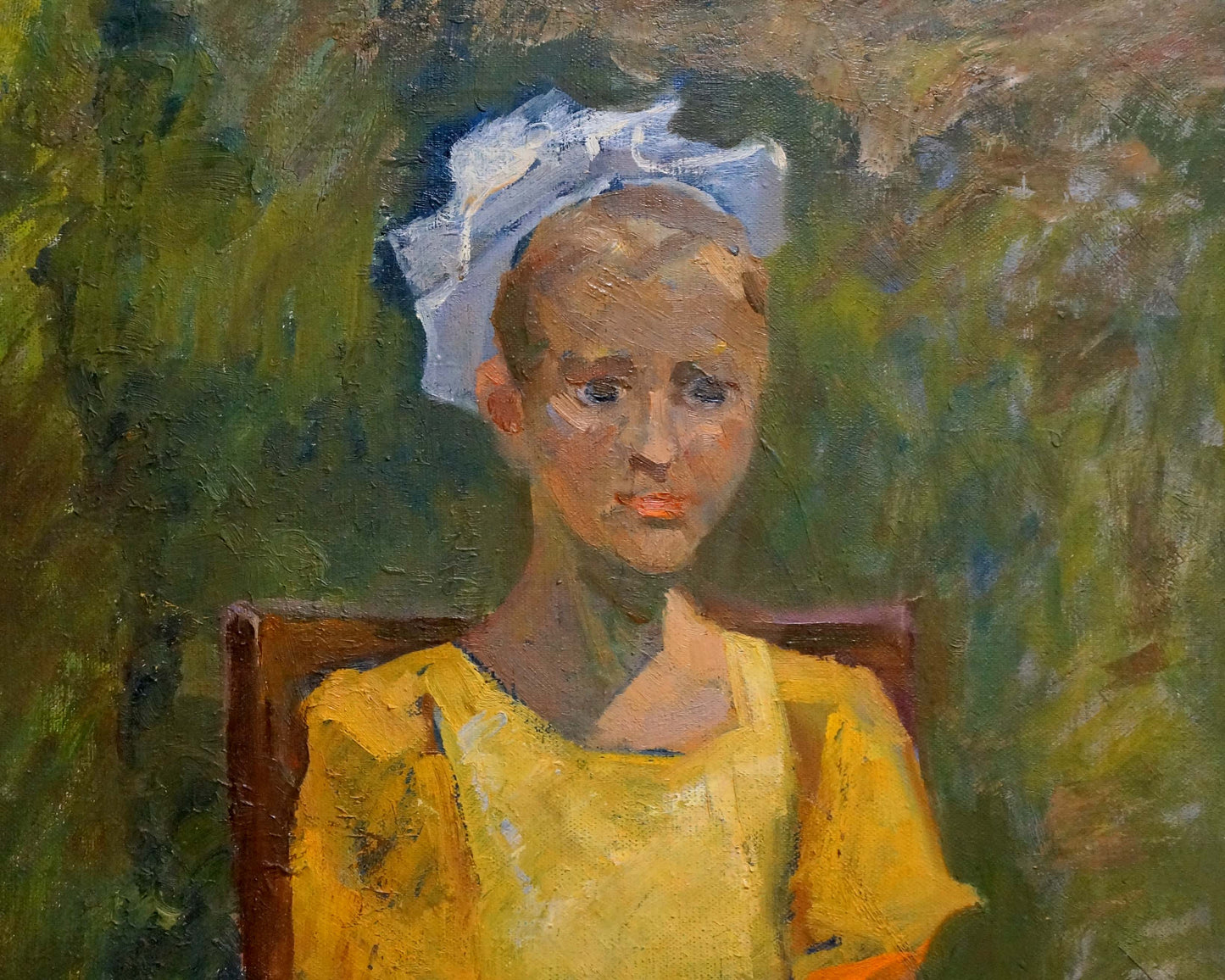 Oil painting Portrait of daughter Zhabinsky Leonid Andreevich