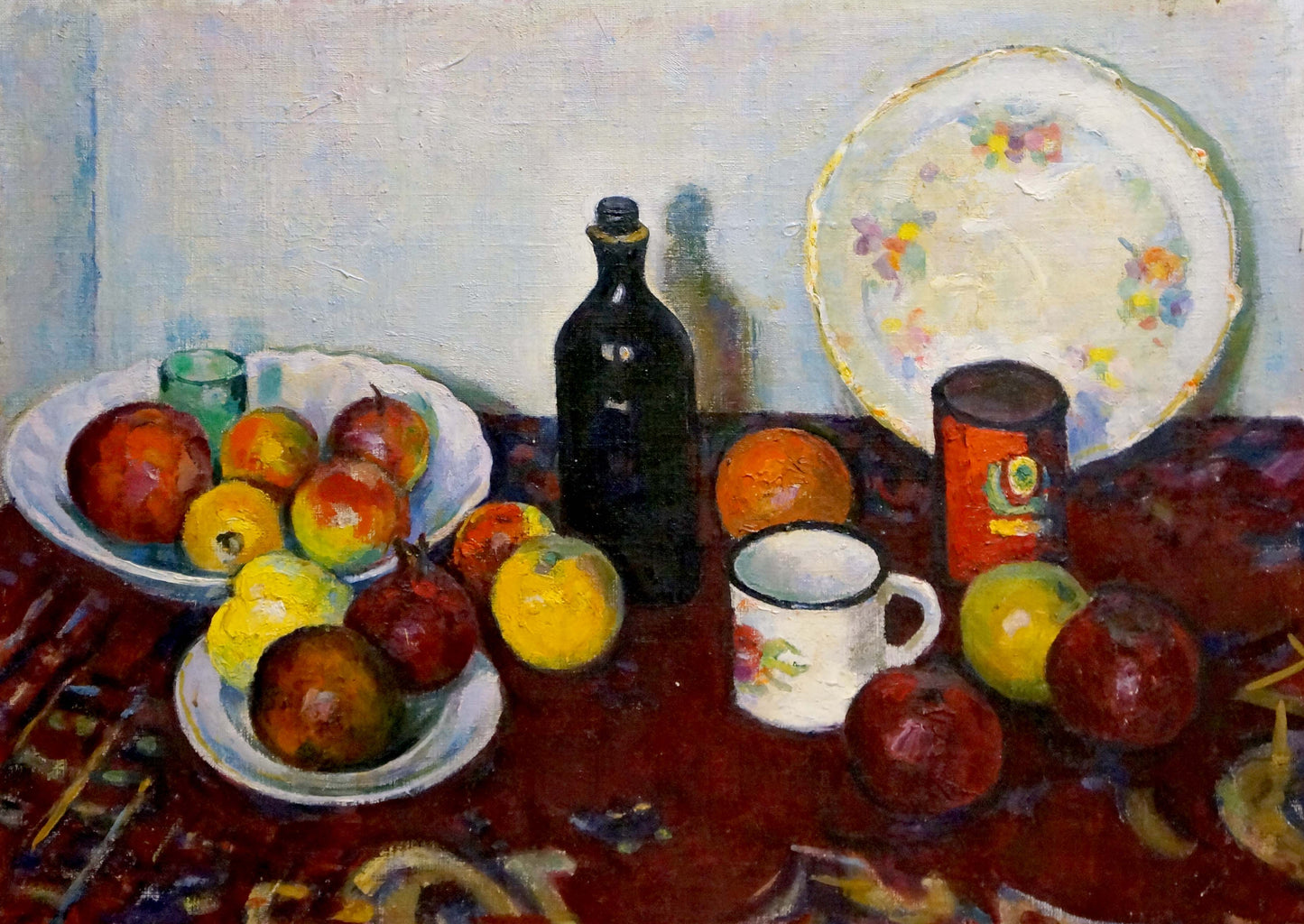 Nikolay Vasilievich Dorofeev's oil painting captures a moment of stillness in "Still Life"