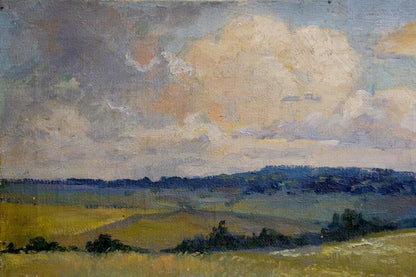 Oil painting Landscape field Gerus Boris Stepanovich