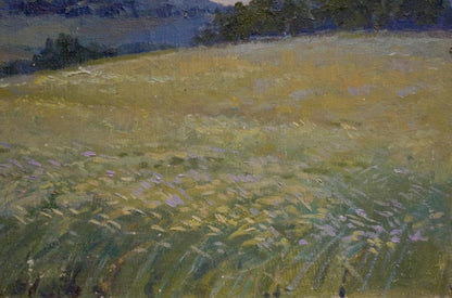 Oil painting Landscape field Gerus Boris Stepanovich