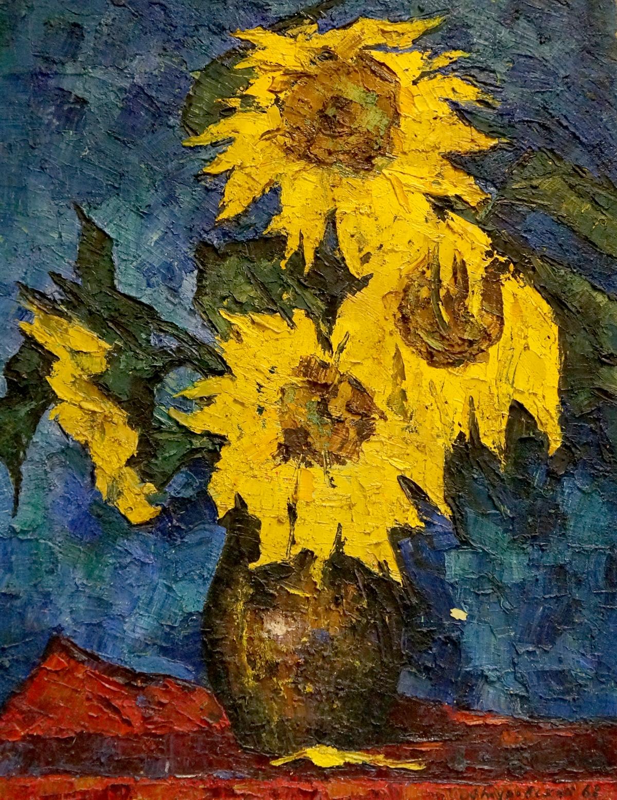 Oil painting Sunflowers Turovsky Anatoly Saulovich