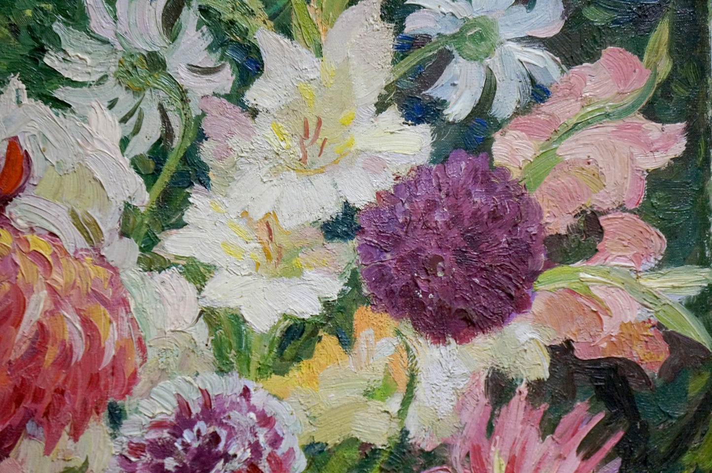 Oil painting Flowers in the garden Fastenko Y. I.