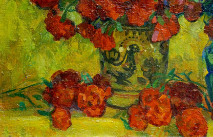 Oil painting Bouquet of roses Pokulity Konstantin Ivanovich