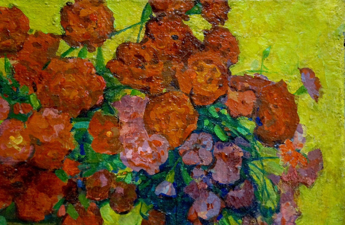 Oil painting Bouquet of roses Pokulity Konstantin Ivanovich