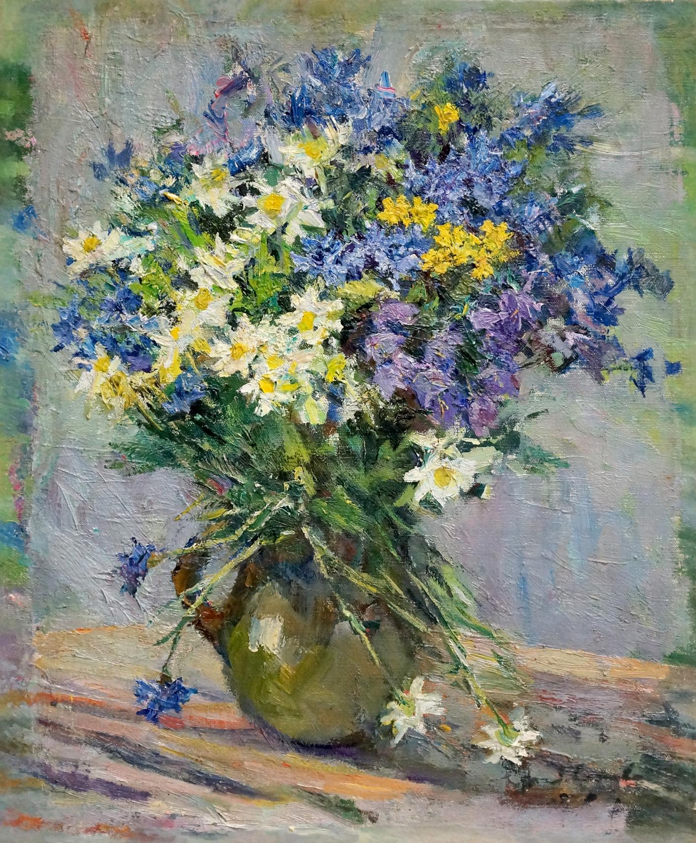 Oil painting Flowers Zinaida Sokolova