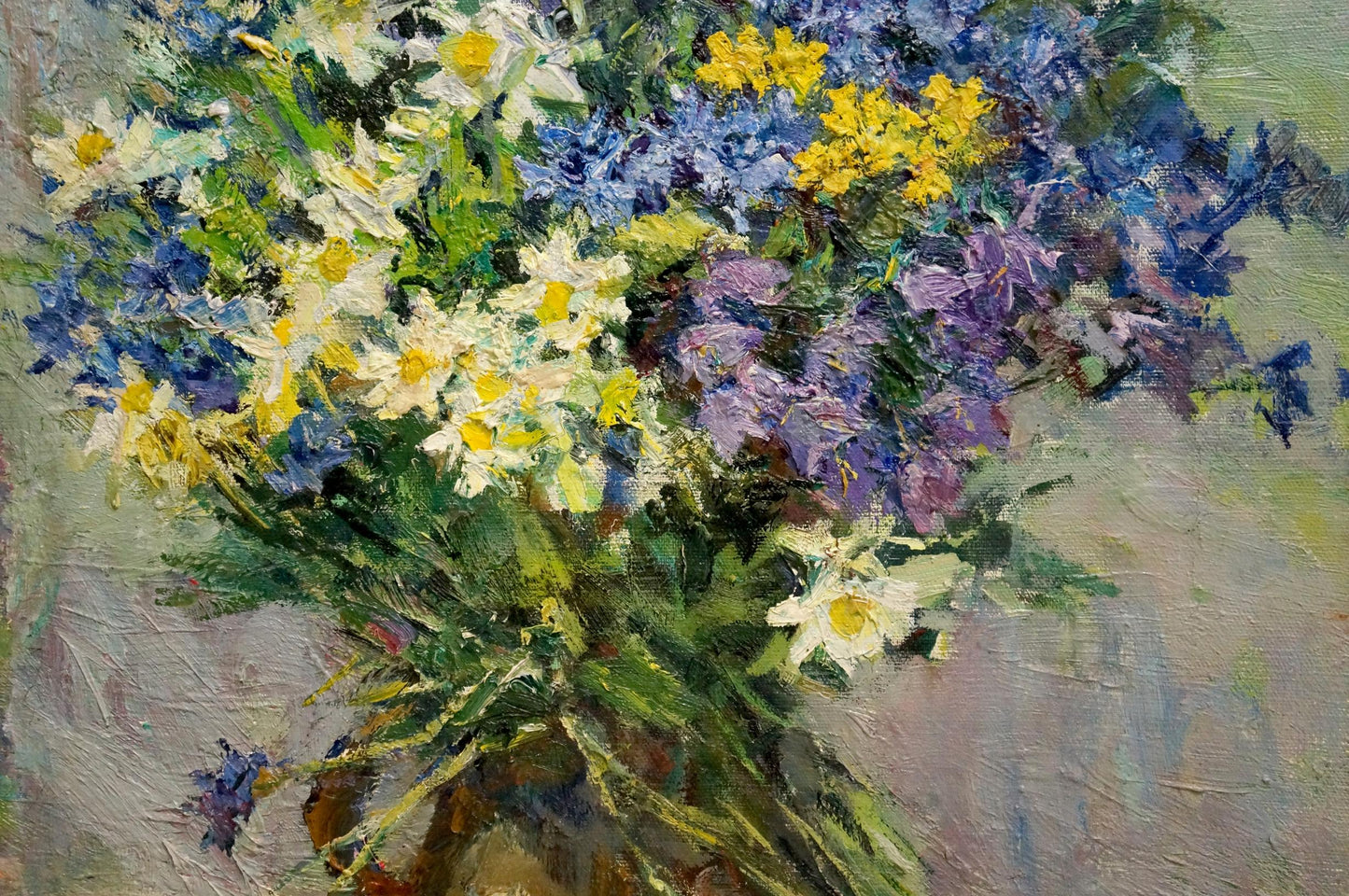 Oil painting Flowers Zinaida Sokolova