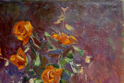 Oil painting Red roses Malyarenko Igor Alekseevich