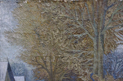 Oil painting Winter landscape Zorko Yuri Valentinovich