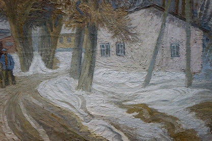 Oil painting Winter landscape Zorko Yuri Valentinovich