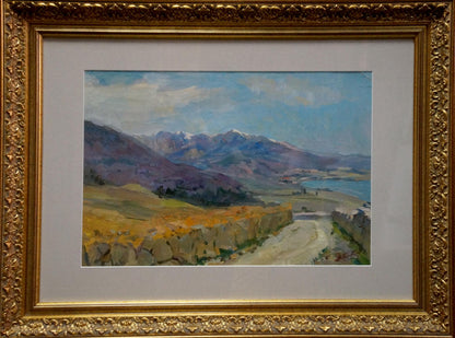 Oil painting Mountain landscape Babentsov Victor Vladimirovich