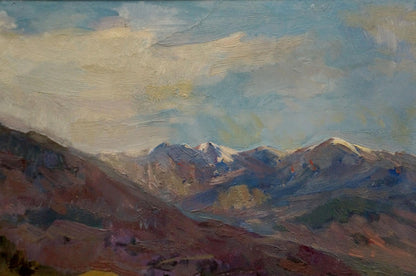 Oil painting Mountain landscape Babentsov Victor Vladimirovich