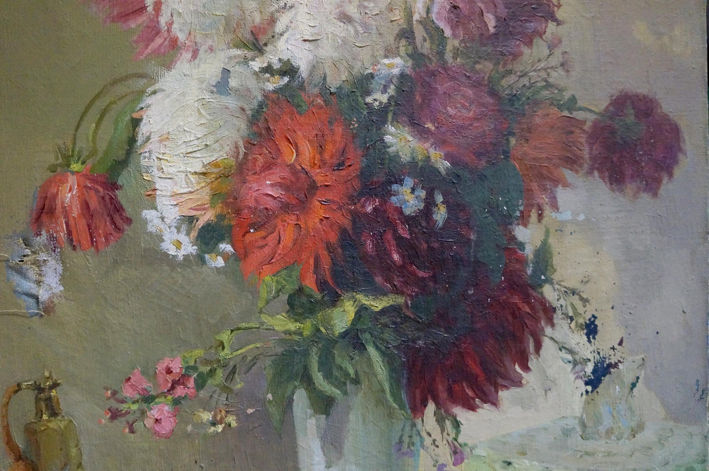 Oil painting Flowers Besedin Sergey Fotievich