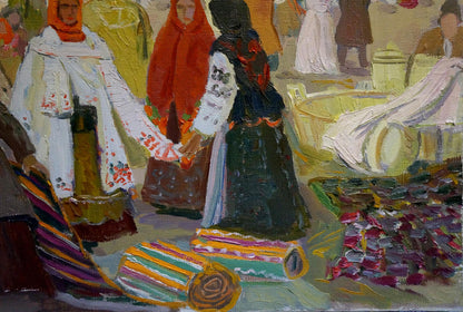 Oil painting On the market Yuzefovich Natalia Vladimirovna