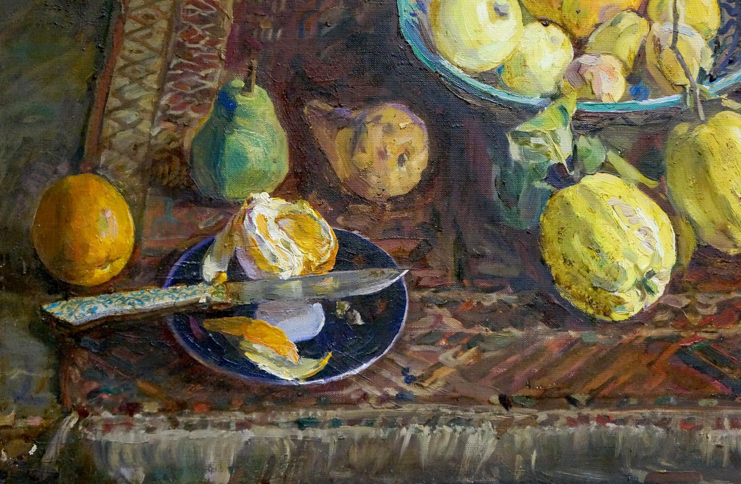 Oil painting Fruits Zhuravlev Viktor Nikiforovich