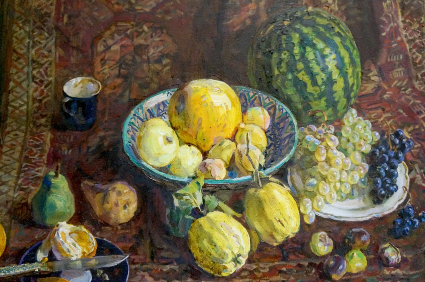 Oil painting Fruits Zhuravlev Viktor Nikiforovich