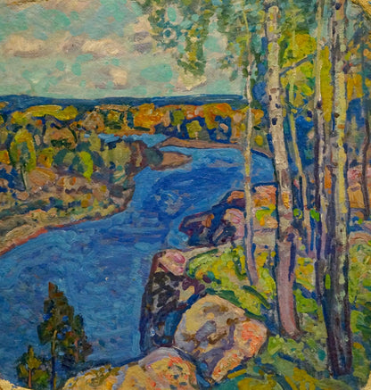 Oil painting Natural landscape Gaiduk Viktor Kirillovich