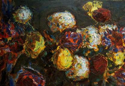 Oil painting Roses M. A. Krokhmalev