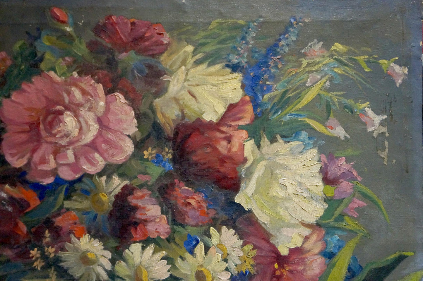 Oil painting Roses M. A. Krokhmalev