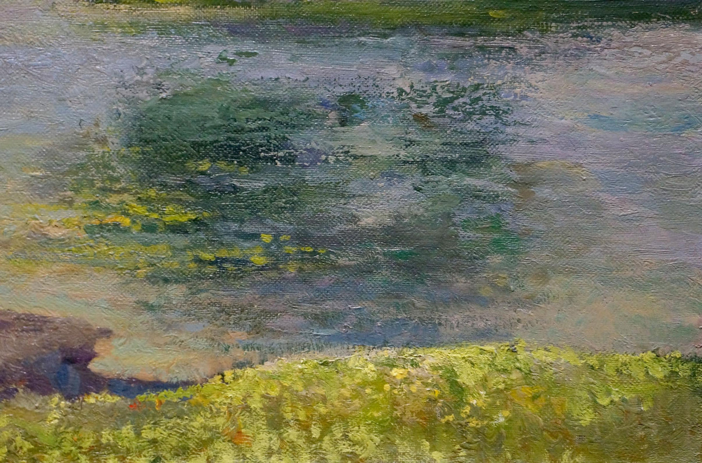 Alexander Minka's oil rendition of the landscape post a rainy day