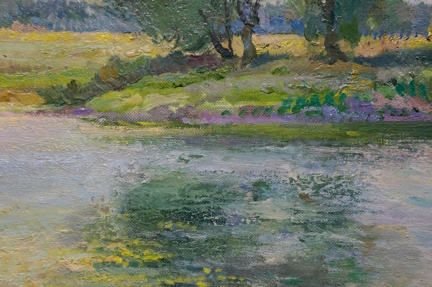 A picturesque scene after the rain captured in oil by Alexander Minka