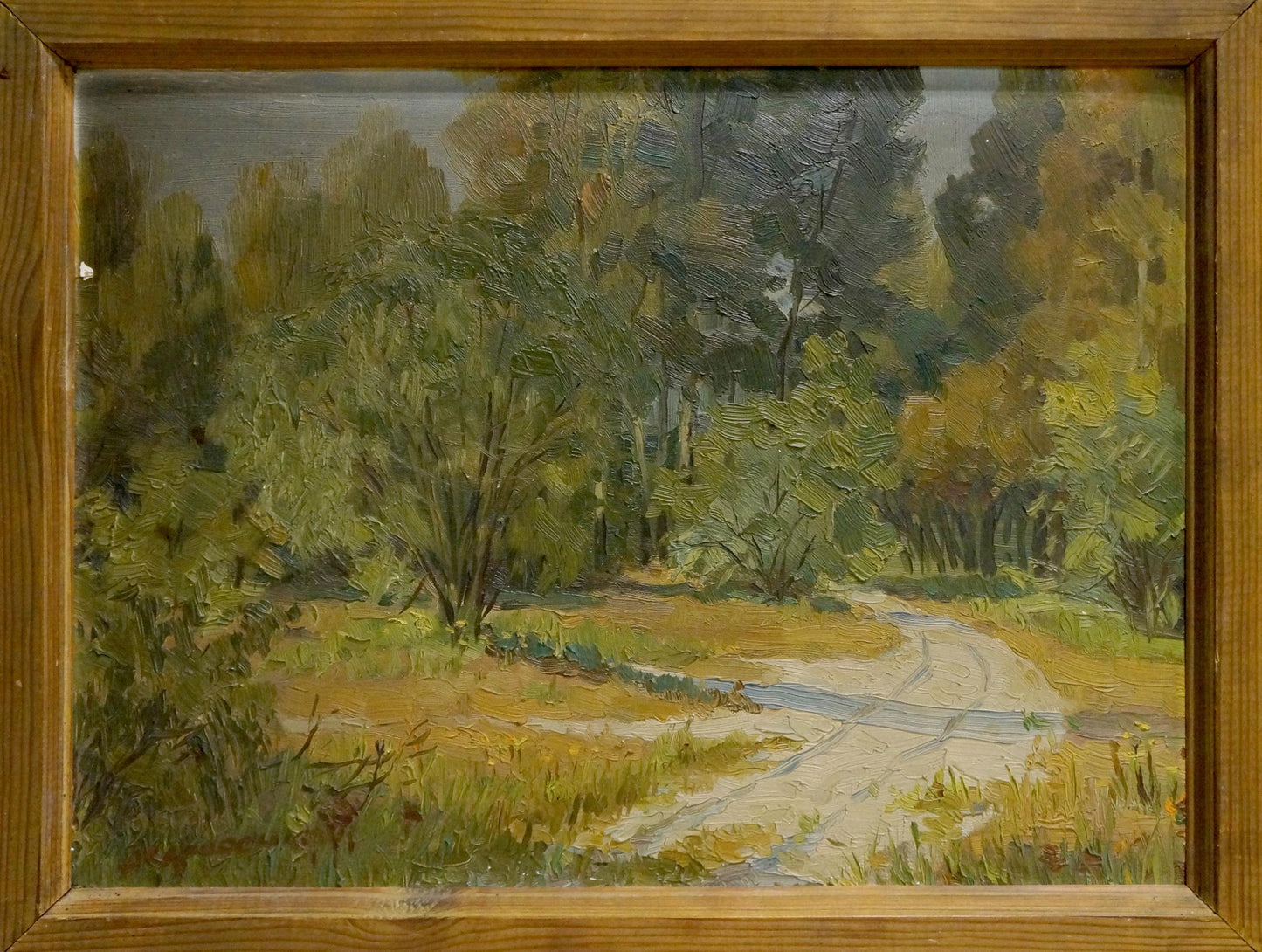 Oil painting Road to the forest Z. Seredenko