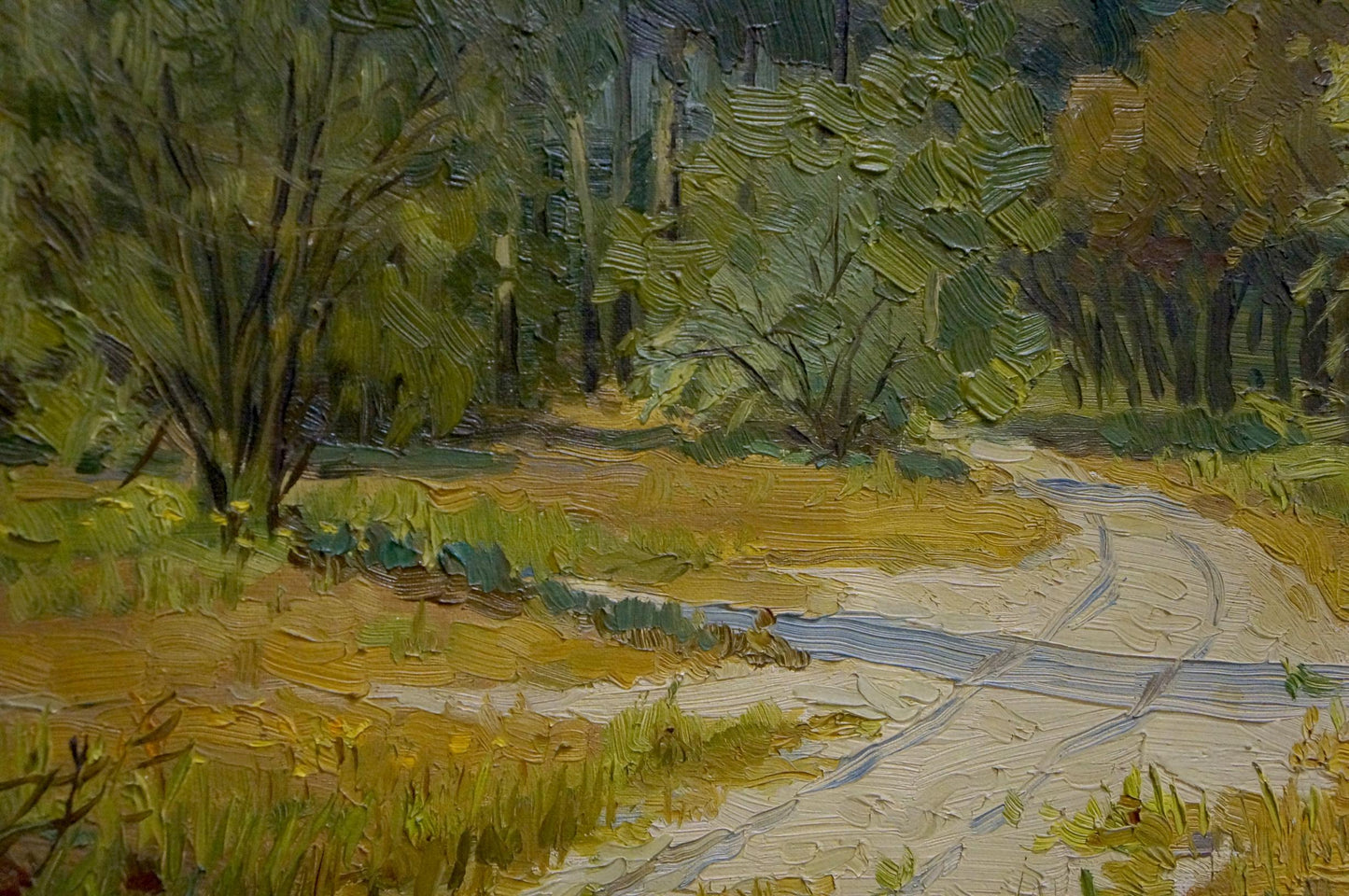 Oil painting Road to the forest Z. Seredenko