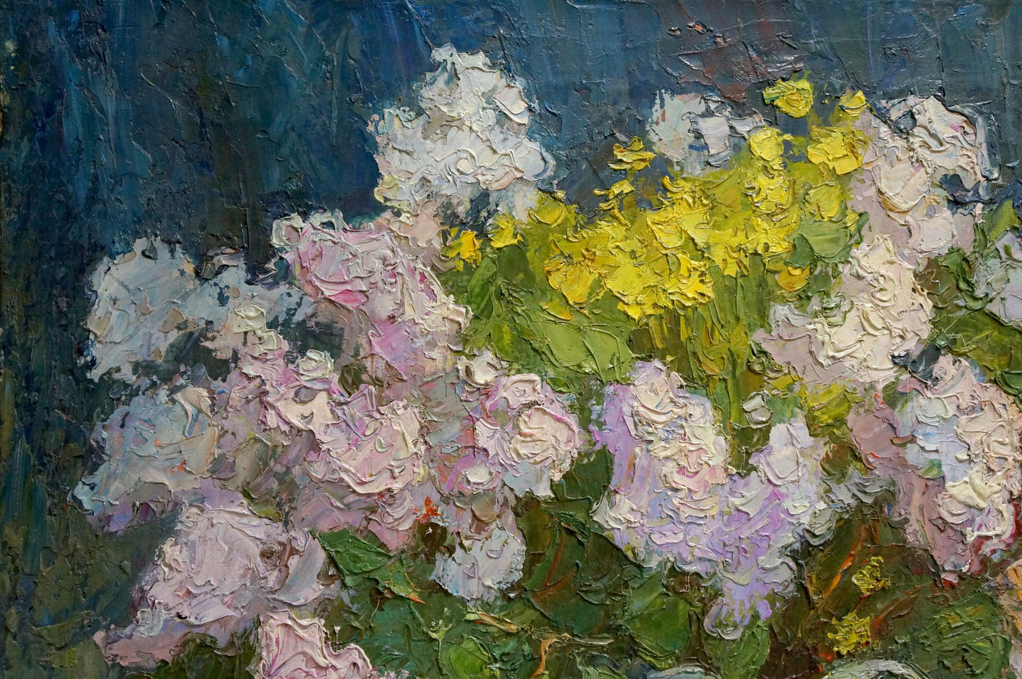 Oil painting Flowers Olkhov Vladimir Nikolaevich