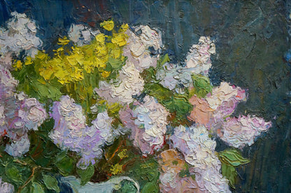 Oil painting Flowers Olkhov Vladimir Nikolaevich