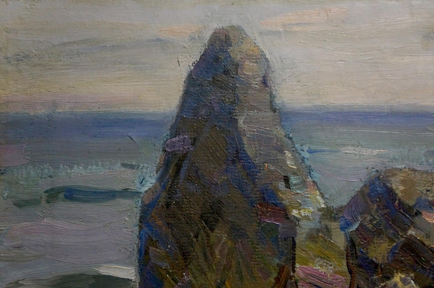 Oil painting Near the sea Strelov Arkady Efimovich