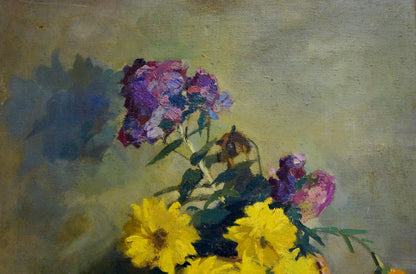 Oil painting Flowers D. Serov