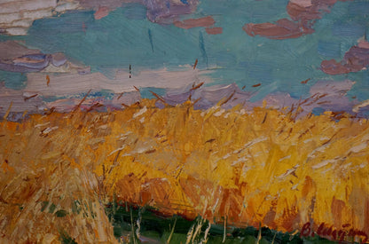 Oil painting Field Sevastyanov Viktor Grigorievich