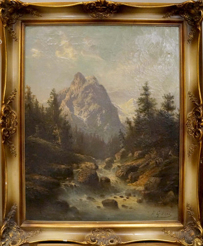 Oil painting Nature Karl Kaufman
