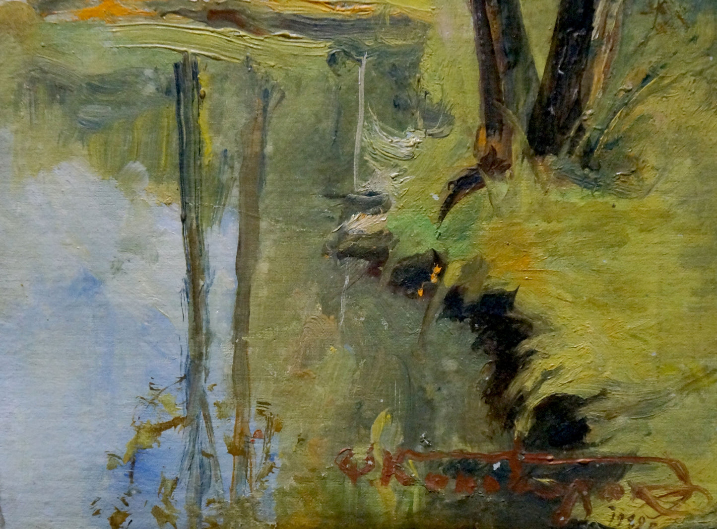 Oil painting Natural landscape Konovalyuk Fedor Zotikovich