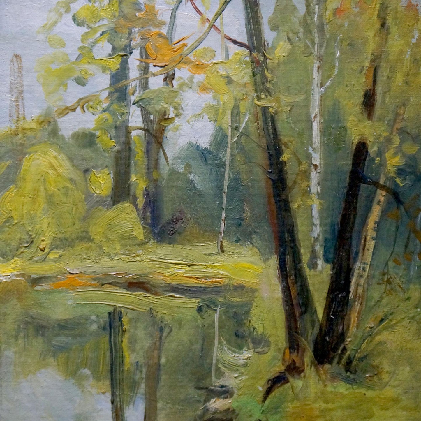 Oil painting Natural landscape Konovalyuk Fedor Zotikovich