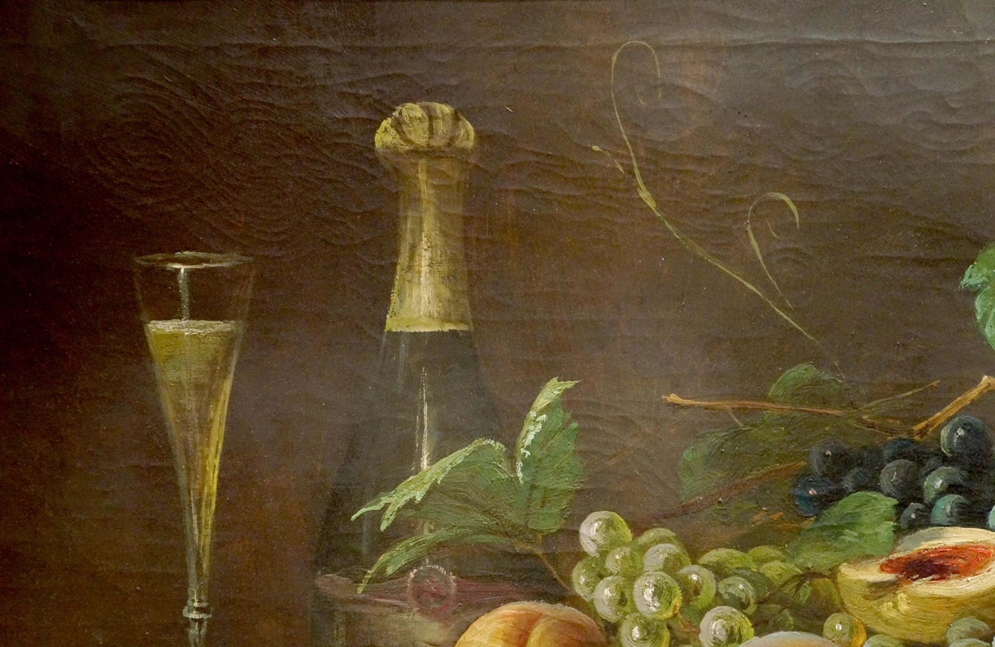 Oil painting Fruit on the table Schlieden M.