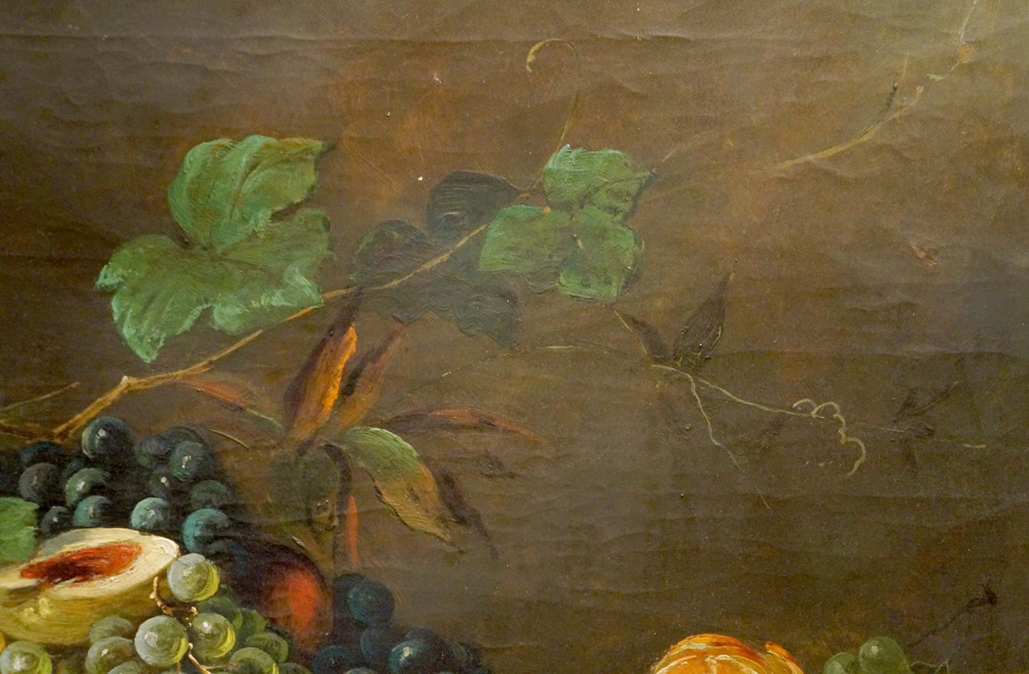 Oil painting Fruit on the table Schlieden M.