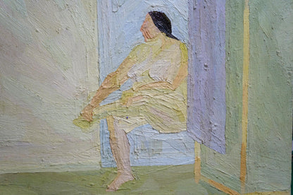 Oil painting Nude girl Lebedeva Maria Vasilievna