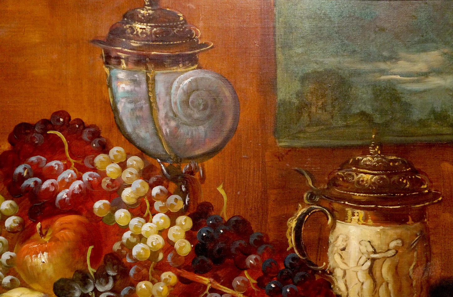 Oil painting Still life Huber Ed.