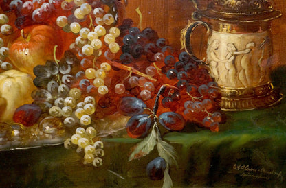 Oil painting Still life Huber Ed.