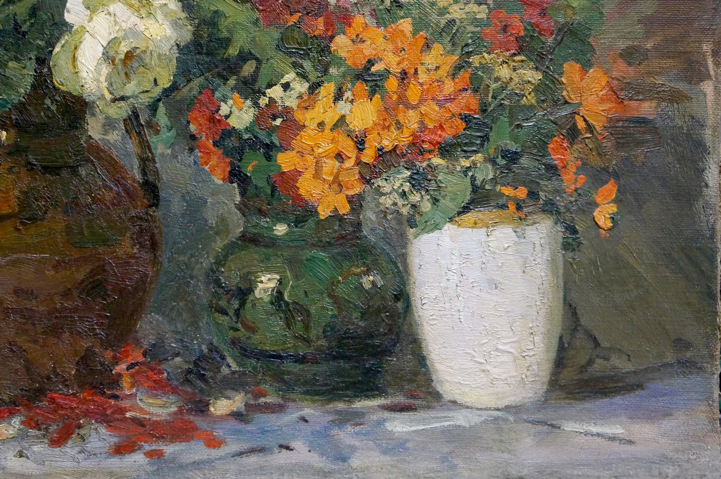 Oil painting Flowers Khodchenko Lev Pavlovich
