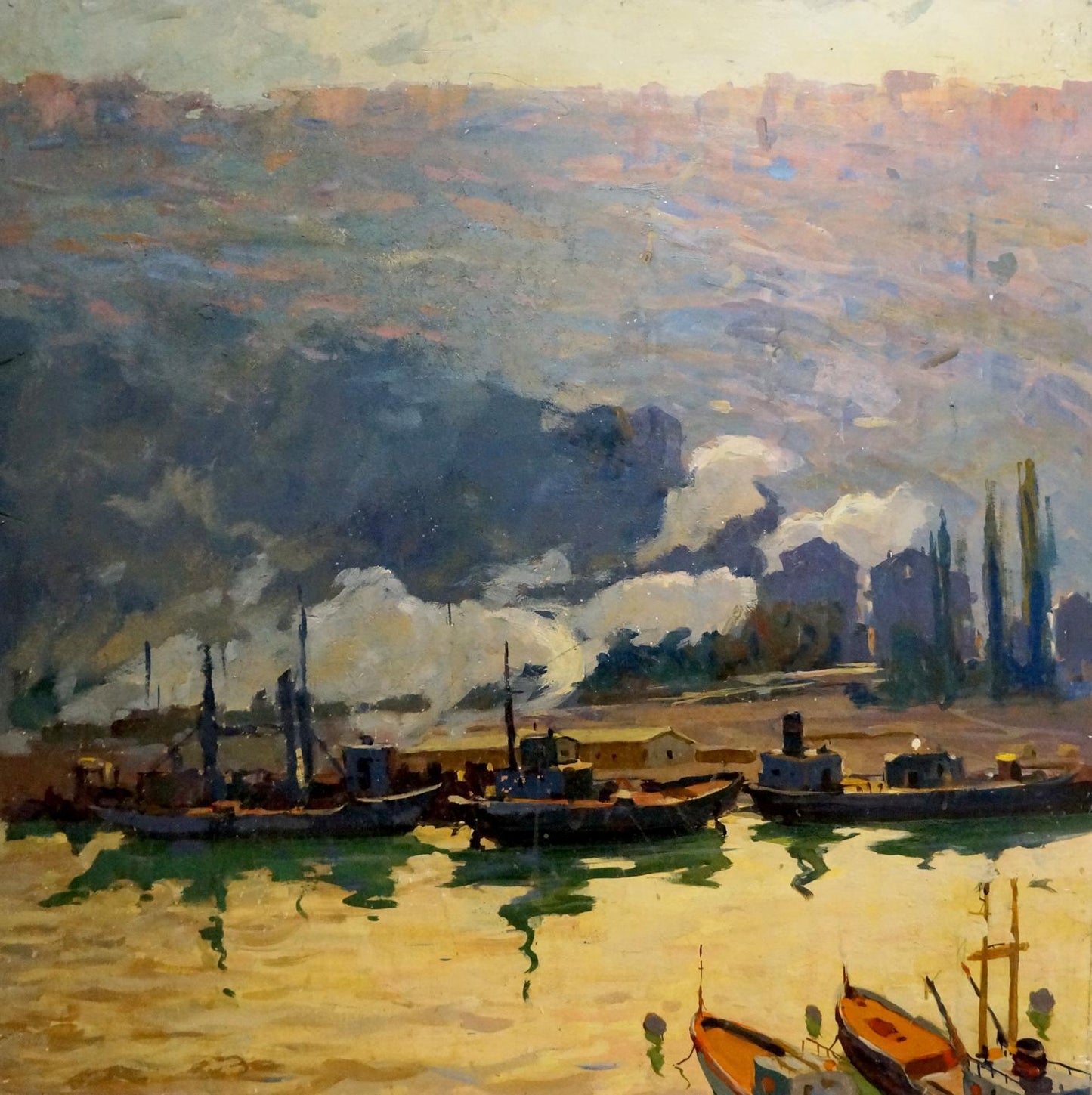 Oil painting South bay Afanasiev Mikhail Andreevich