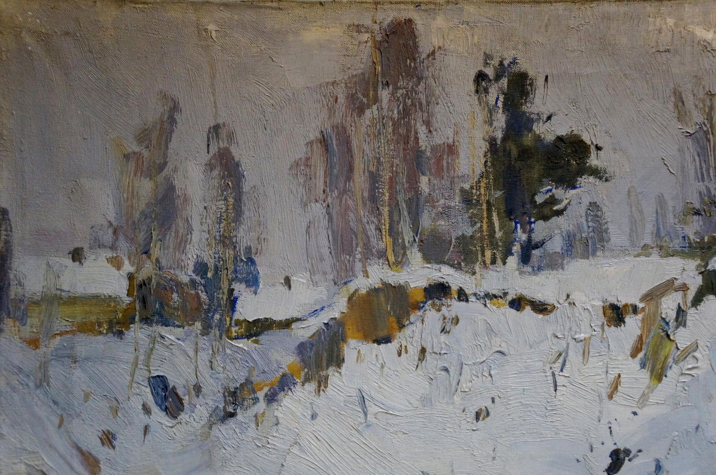 Oil painting Snowdrift Tkachenko Andrey Zinovievich