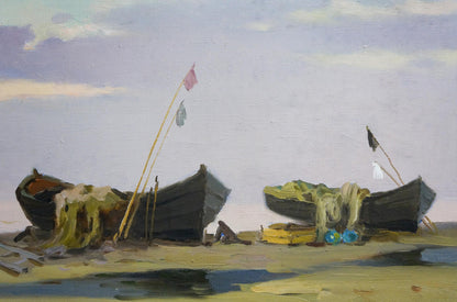 Oil painting Evening seaside Yarovoy Stepan Kalinovich