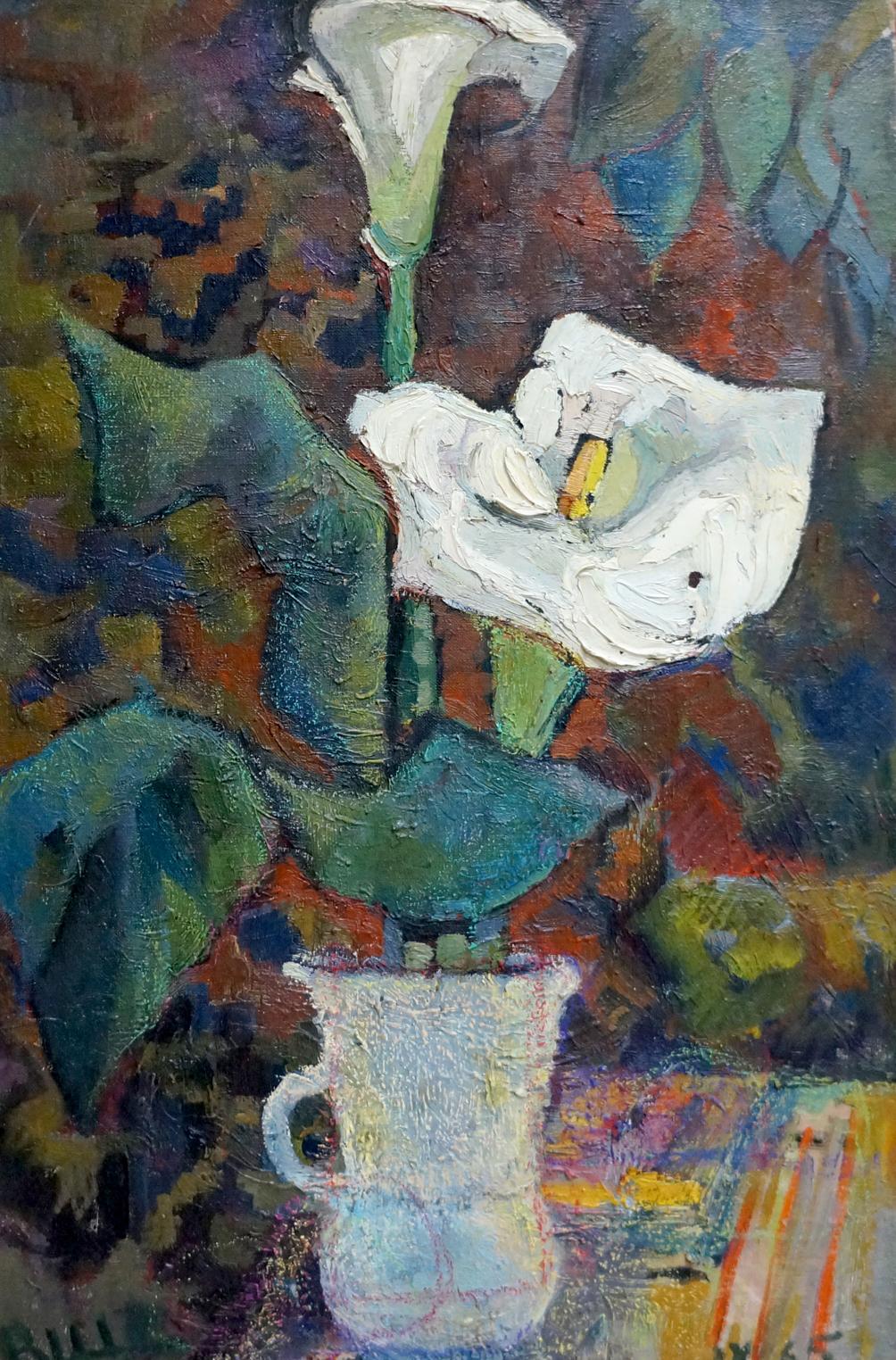 Oil painting Lilies Shevchuk Vasiliy Mikhaylovich