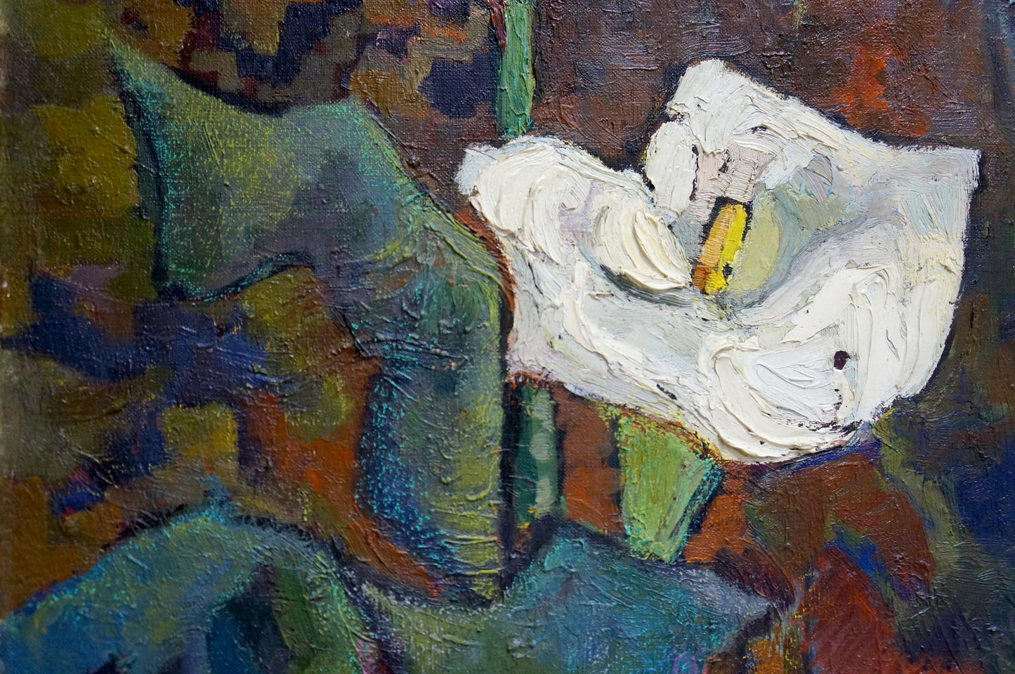 Oil painting Lilies Shevchuk Vasiliy Mikhaylovich