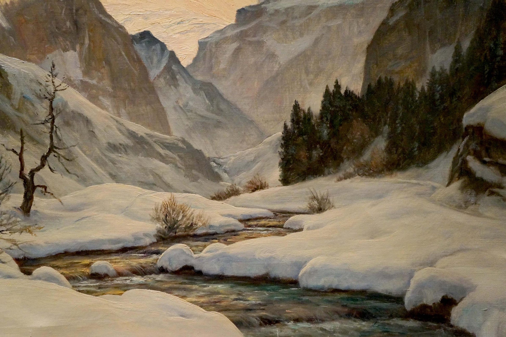 Frosty Tranquility - an oil painting by Erwin Kettemann